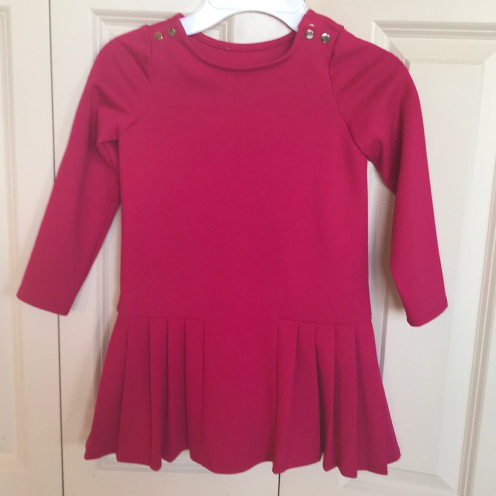 Little girls long sleeve dress